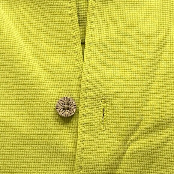 Tommy Bahama Shirt Mens XL Green Textured Silk Short Sleeve Button Up Vacay - Picture 12 of 12